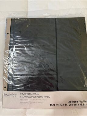 3 for $30❤️

Recollections Black Multi-Photo Album Refill Pages